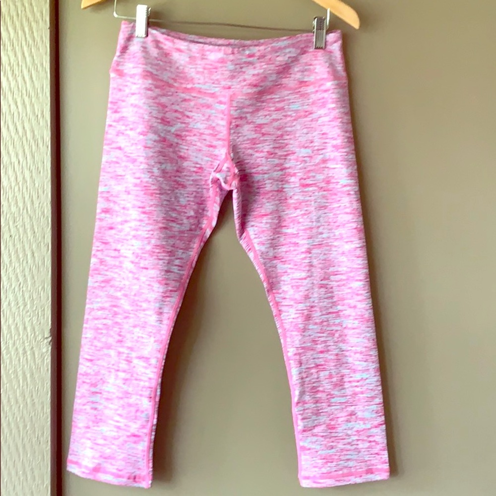 Spandex cotton candy workout leggings
